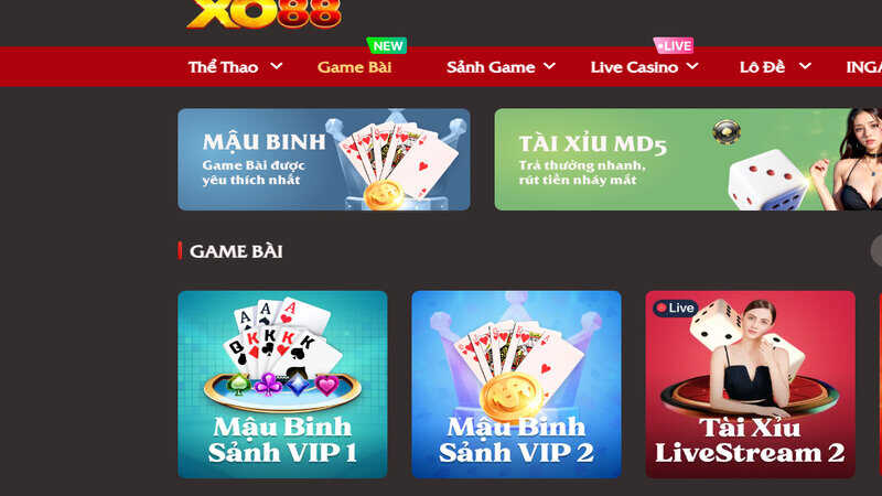 Tổng Quan về Trò Chơi Bài Mậu Binh Online XO88