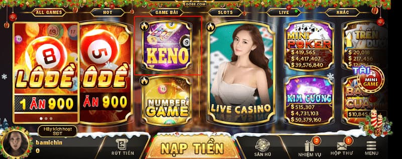 Keno Xo88 number one siêu hấp dẫn